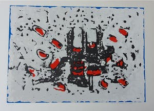 Frank Lodeizen - Zonder Titel - zeefdruk - 1989 - 200ex. kopen? Bied vanaf 1!