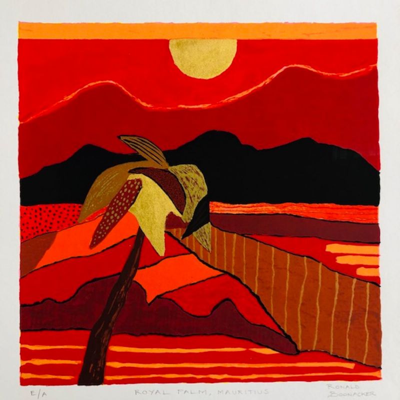 Ronald Boonacker - Kleurenzeefdruk MAURITIUS Handgesigneerd kopen? Bied vanaf 85!