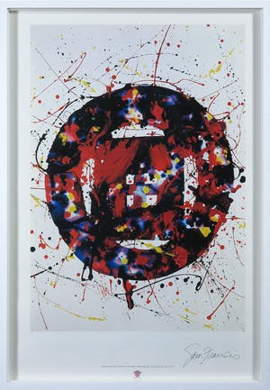 Sam Francis - Handgesigneerd affiche Suntory Hall 1986 Tokyo - Ingelijst kopen? Bied vanaf 1!