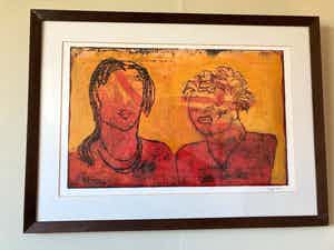 Sjer Jacobs - Twee figuren verkocht voor € 125!