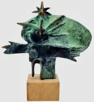 Angeles Nieto - Bronzen sculptuur op houten voet vendu pour 225€ !