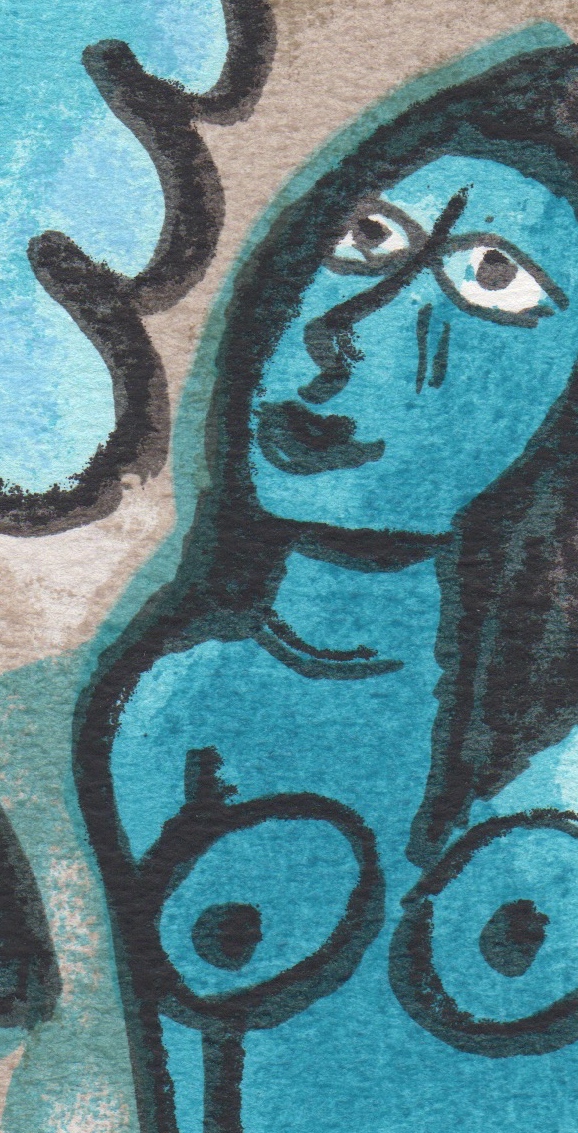 Corneille - zeefdruk, 'Memoire de Bali', 1993 kopen? Bied vanaf 149!