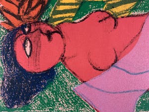 Corneille - kleurenlitho - 'Le tigre amoureux' - 1985 (Hors Commerce) kopen? Bied vanaf 329!