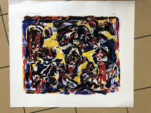 Theo Wolvecamp - Abstracte Compositie kopen? Bied vanaf 325!