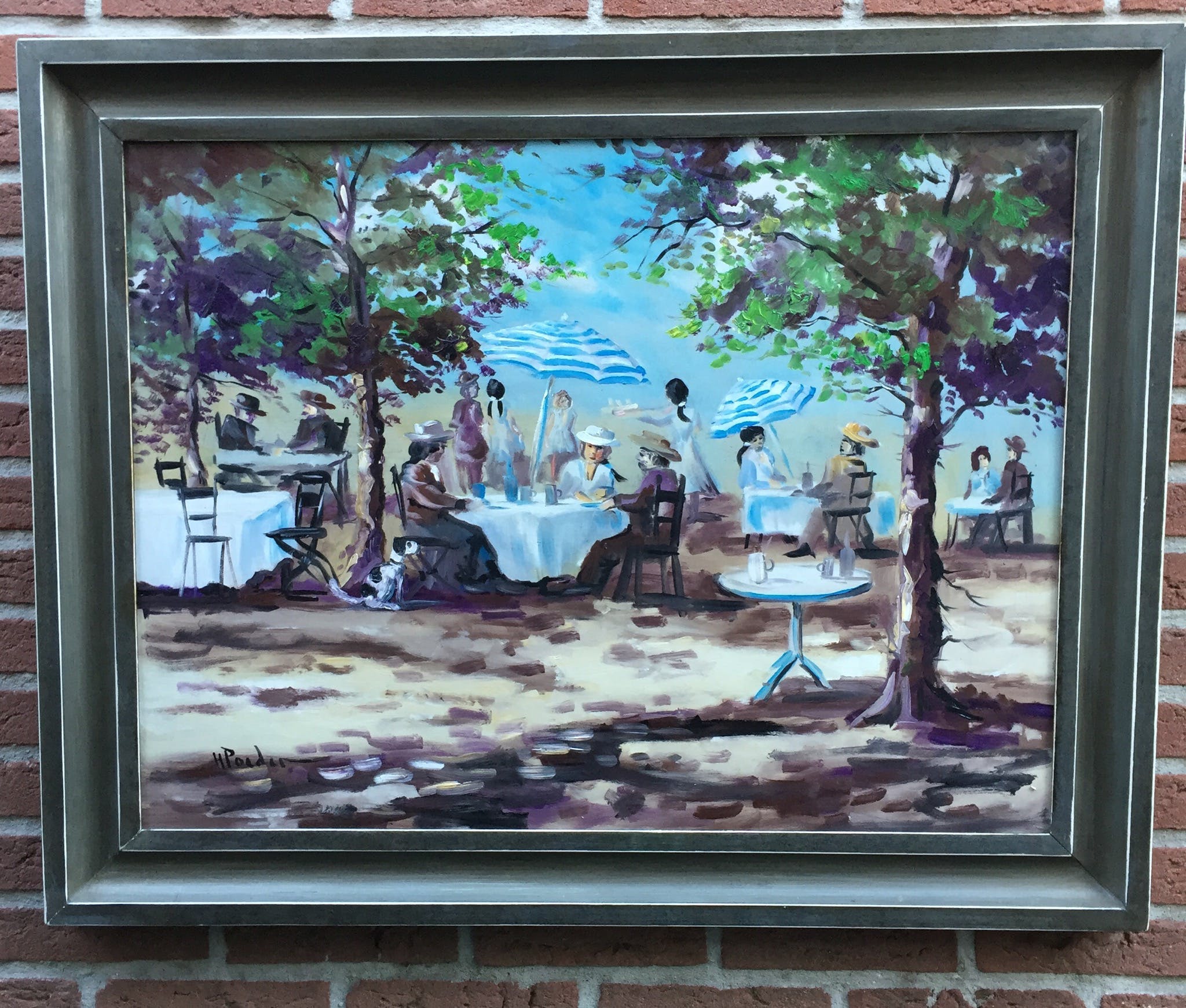 Henk Poeder - Figuren bij restaurant verkocht voor € 220!