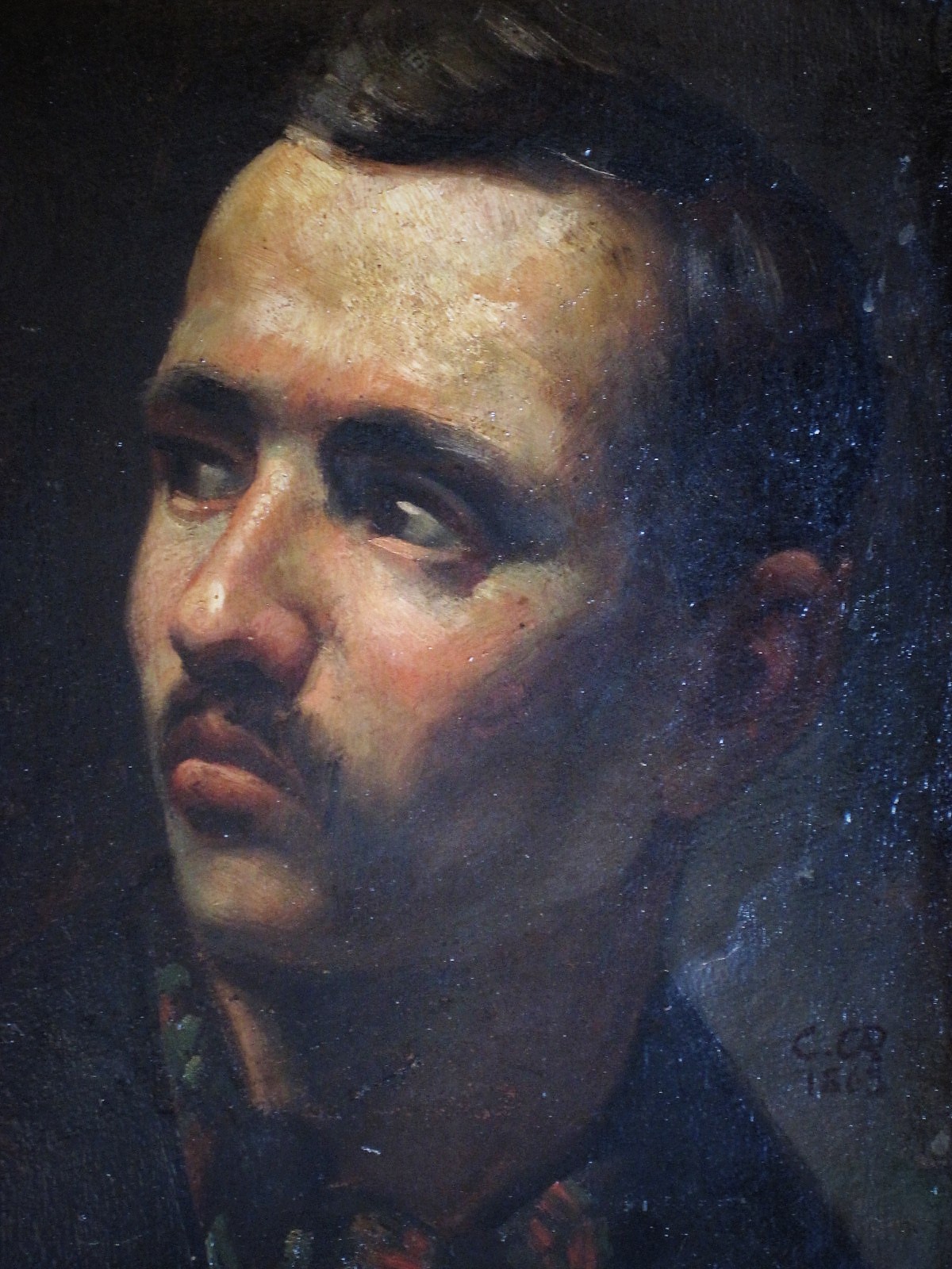 Constant Cap - vroeg zelfportret KunstAkademie Antwerpen gesigneerd kopen? Bied vanaf 1!