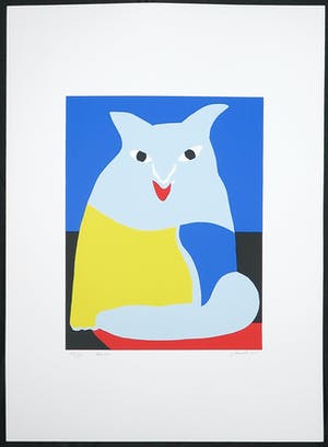 Jan Snoeck - Zeefdruk, Anaïs kopen? Bied vanaf 1!