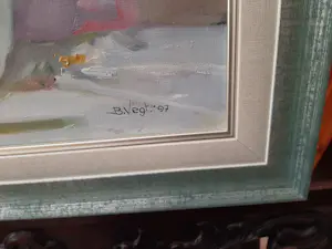 Bram Vegt - Olieverf op doek, vaas met bloemen uit 1997 kopen? Bied vanaf 50!