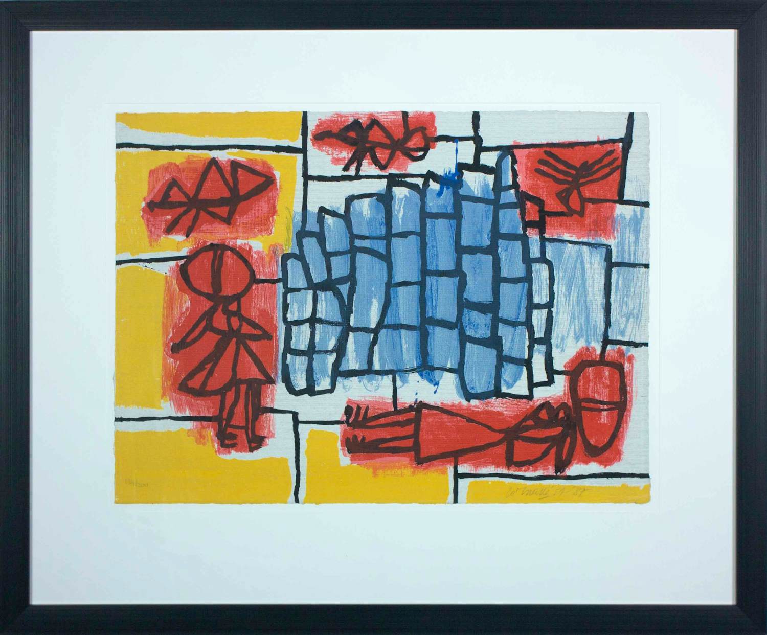 Corneille - Zeefdruk, Banlieue - Ingelijst kopen? Bied vanaf 250!