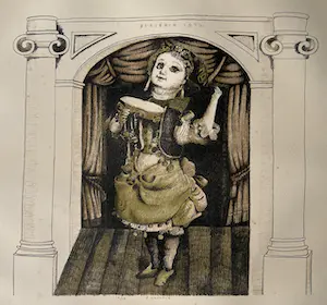 Herman Berserik - handgesigneerde litho | 'Theaterpop met tamboerijn' | 1972 kopen? Bied vanaf 1!