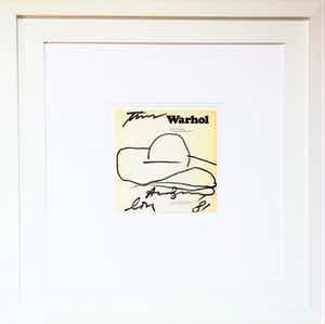 Andy Warhol - "Sombrero", 1981 verkocht voor € 3000!