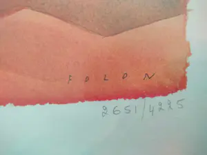 Jean Michel Folon - De Ontmoeting kopen? Bied vanaf 100!