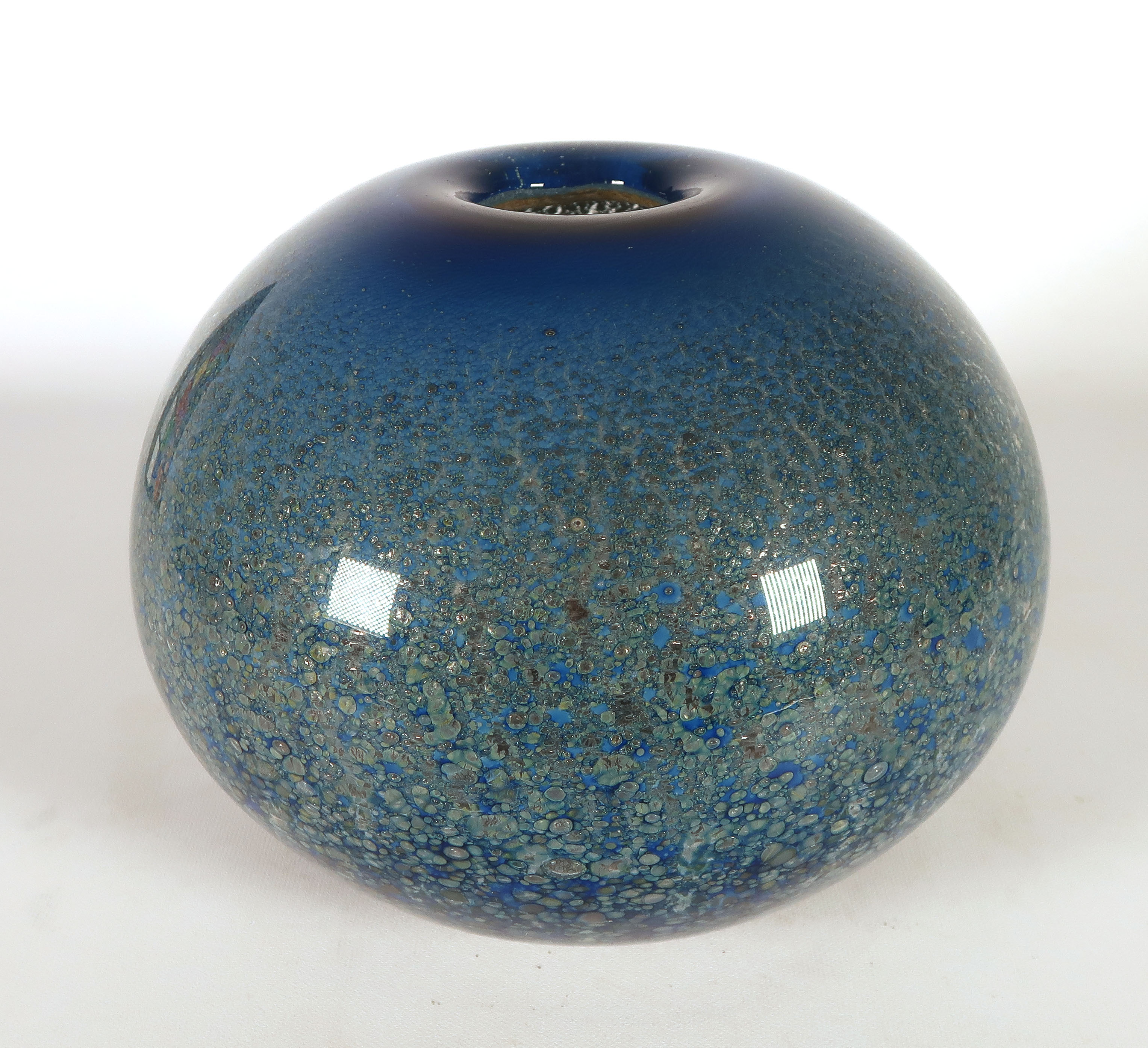 Bernard Heesen - Kristalglas, Schimmelvaas, voor Oude Hom verkocht voor € 200!