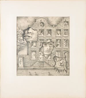 Dolf Bausch - Potloodtekening, Zonder titel kopen? Bied vanaf 1!