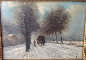 H. Hermans - Winterlandschap kopen? Bied vanaf 99!