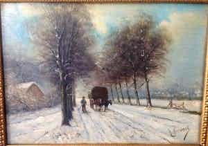 H. Hermans - Winterlandschap verkocht voor € 99!