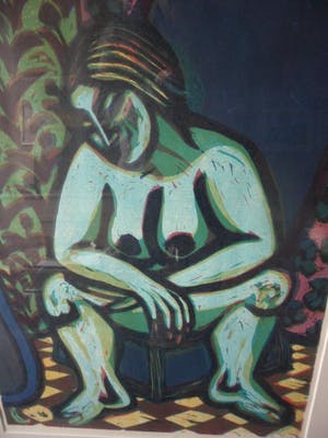 Peer de Wit - Zeefdruk, Titel. "Der Tod und das Madchen IV kopen? Bied vanaf 40!