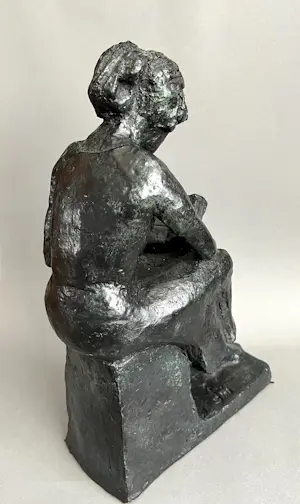 Siem Wardenaar - Jongedame met boek (mooi formaat) kopen? Bied vanaf 475!