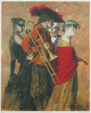 Kenne Gregoire - Giclée, Muziektheater - Ingelijst kopen? Bied vanaf 50!