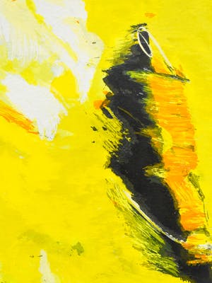 Charlotte Molenkamp - Geel Abstract kopen? Bied vanaf 50!