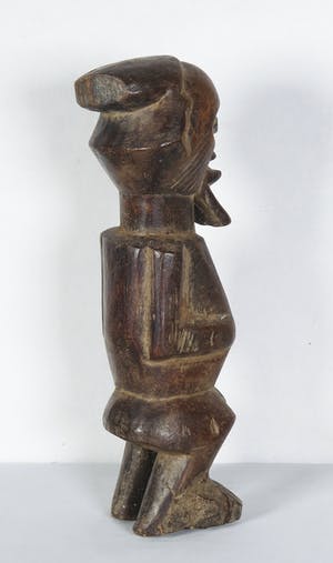 Teke - Houten mannelijk voorouderbeeld met baard kopen? Bied vanaf 1!