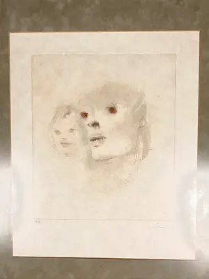 Buy Leonor Fini - Vrouw en Kind, Editie: 18/75, 1980? Bid from 100!