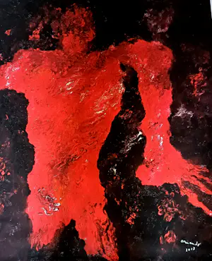 Armando - Giclee op linnen: Gestalt (groot werk) kaufen? Bieten Sie von 175!