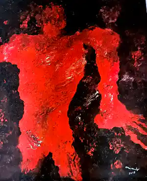 Armando - Giclee op linnen: Gestalt (groot werk) kaufen? Bieten Sie von 175!