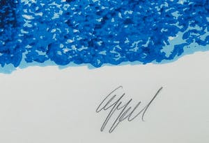 Karel Appel - Tuesday uit de serie Seven Summer Days - Ingelijst kopen? Bied vanaf 1!
