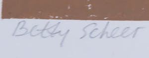 Betty Scheer - Linosnede, Zonder titel kopen? Bied vanaf 20!