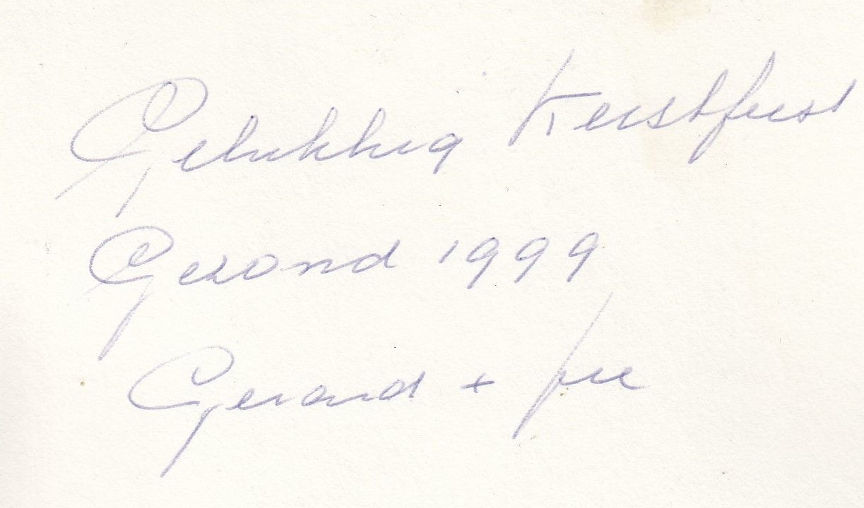 Gerard Princee - Aquarel op karton - 1998 kopen? Bied vanaf 10!