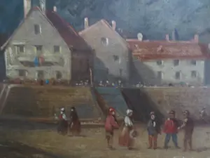 Henri van Wijk - (1833-1889) Havengezicht Bretagne kopen? Bied vanaf 180!