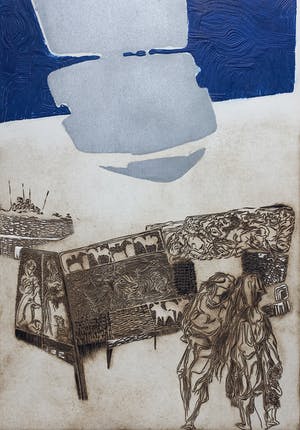 Michael Jepkes - Muur, ets kopen? Bied vanaf 45!