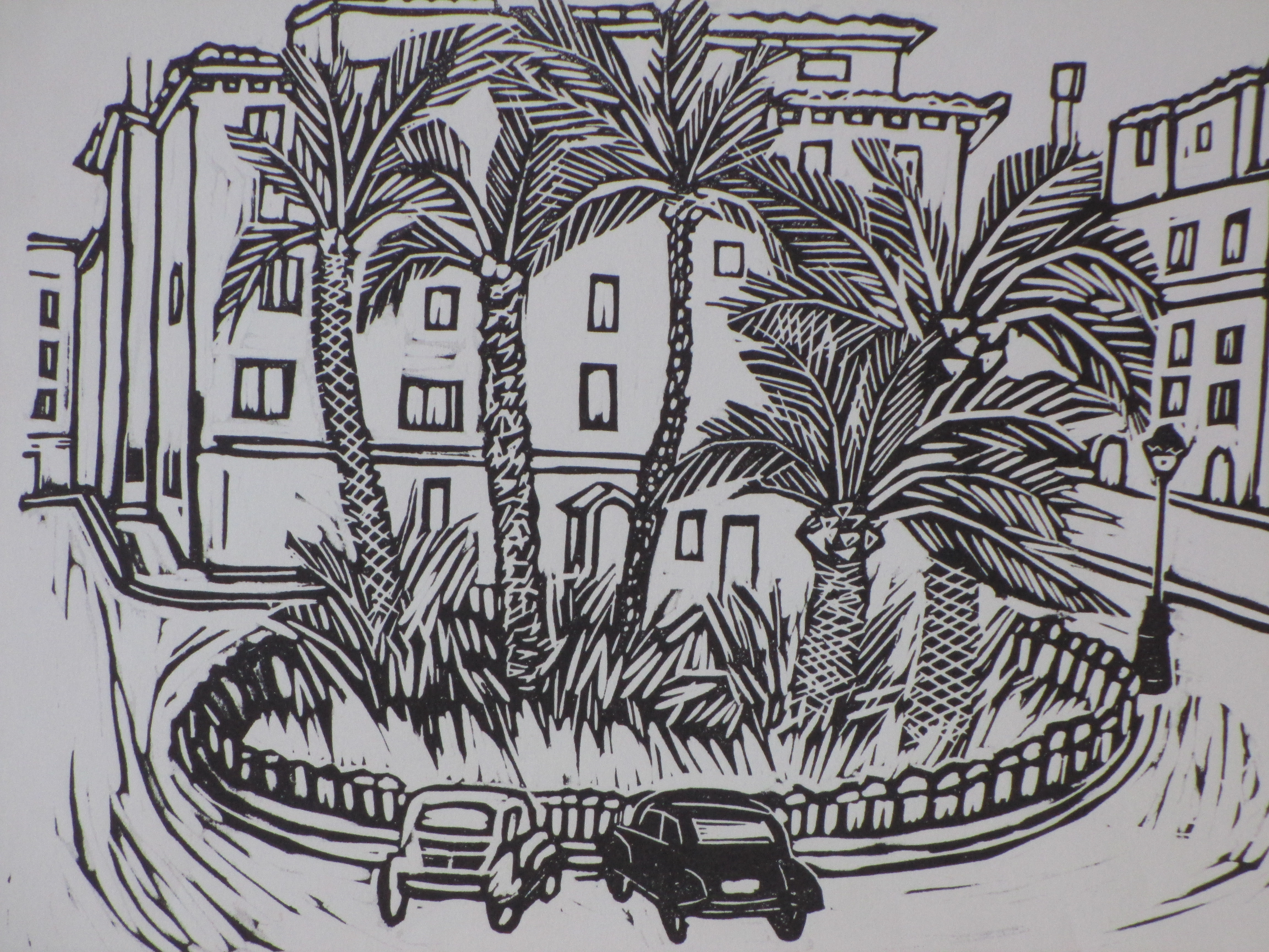 Jos van den Berg - Nice - Linosnede kopen? Bied vanaf 25!