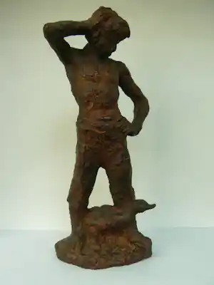 Marian Gobius - Man met eend verkocht voor € 285!