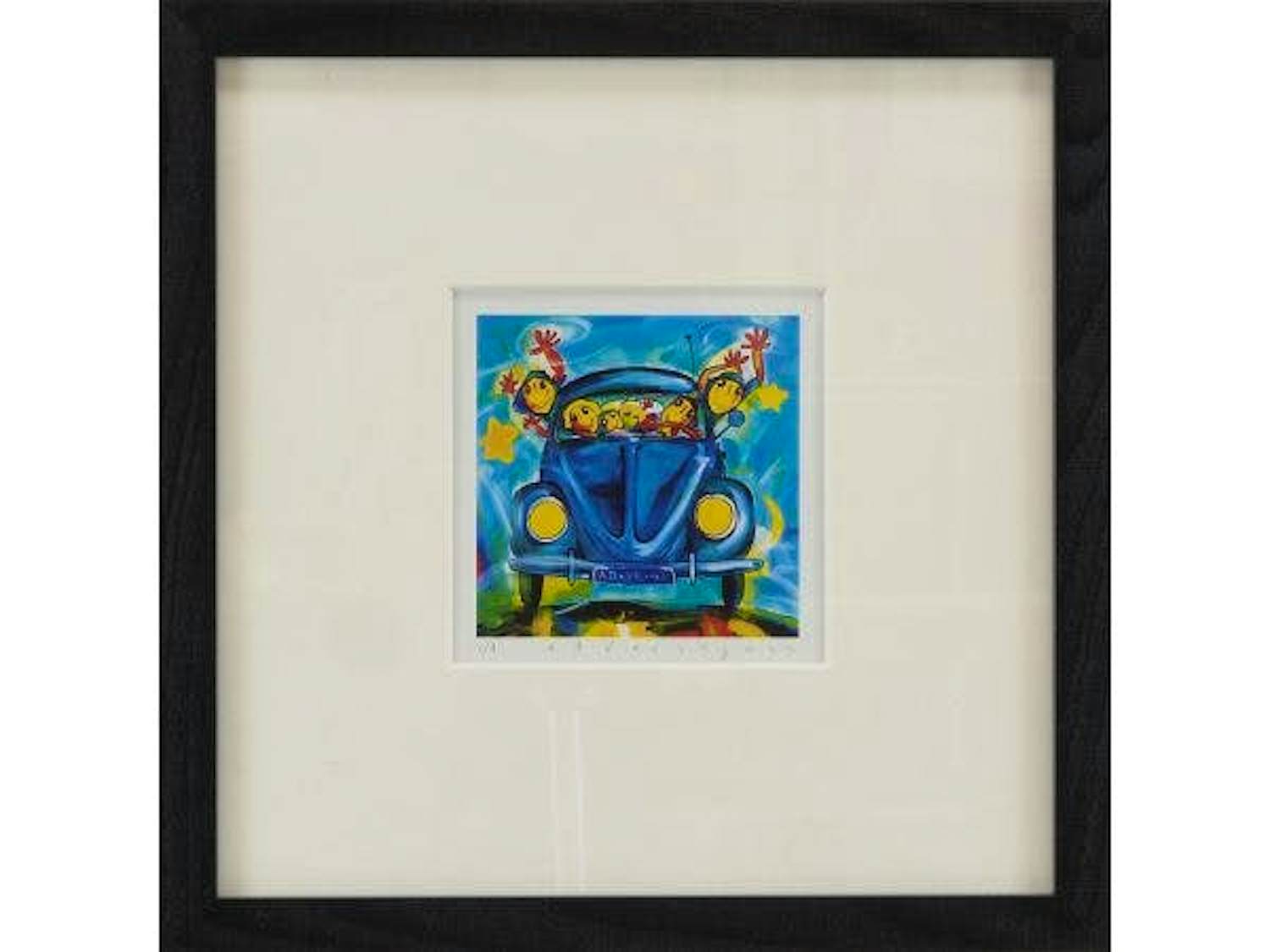 Ad Verstijnen - Kleurenzeefdruk VW KEVER IN NIEUWE LIJST!!!! kopen? Bied vanaf 59!