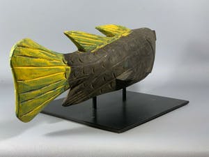 Bobo - 200518 - Old African Bozo fish marionet - Mali kopen? Bied vanaf 55!