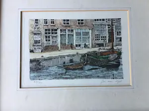 Jos van Dijk - Amsterdam. Kloveniersburgwal. kopen? Bied vanaf 35!