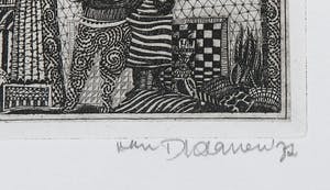 Hans van Draanen - Ets, Zonder titel kopen? Bied vanaf 35!