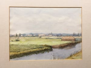 Willem Kooiman - Vier landschappen kopen? Bied vanaf 30!