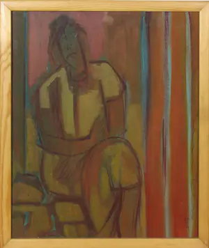 Janus Nuiten - Lot van zes schilderijen en 1 tekening kopen? Bied vanaf 100!