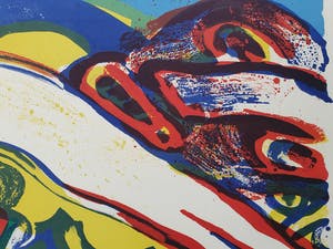 Bengt Lindstrom - Litho: 'Two figures' kopen? Bied vanaf 195!