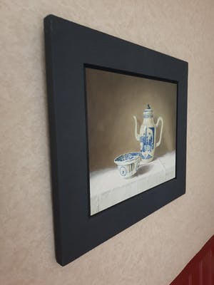 Jan Teunissen - Chinees Kraak`klapmuts' kommetje en Kangxi lijzen theepot kopen? Bied vanaf 350!