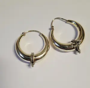 nieuwe 25 sterling zilveren handgemaakte vintage etnische  oorbellen kopen? Bied vanaf 55!