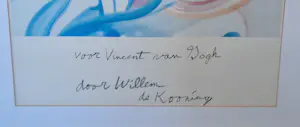 Willem de Kooning - Voor Vincent van Gogh kopen? Bied vanaf 50!