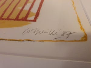 Corneille - Femme Jaune - gesigneerd - 200 ex - ingelijst kopen? Bied vanaf 1!