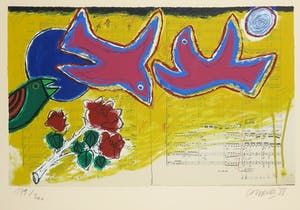 Corneille - Zeefdruk, Uit de serie '100 jaar Concertgebouw' - Ingelijst kopen? Bied vanaf 200!