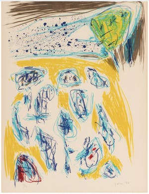 Asger Jorn - Jaune-bleu kopen? Bied vanaf 1650!