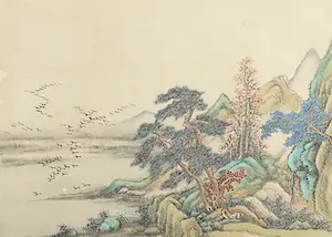 Katsushika Hokusai - Ando Hiroshige, e.a., Lot van vier Japanse kunstwerken - Ingelijst kopen? Bied vanaf 50!