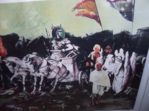 Rob Scholte - Zeefdruk. titel, " Vrede van Munster". kopen? Bied vanaf 80!